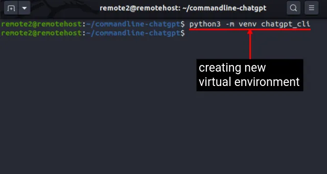 creating virtual environments