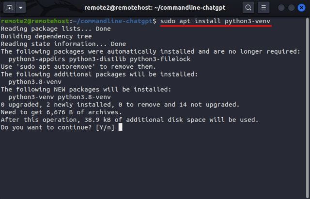 Install Venv Module