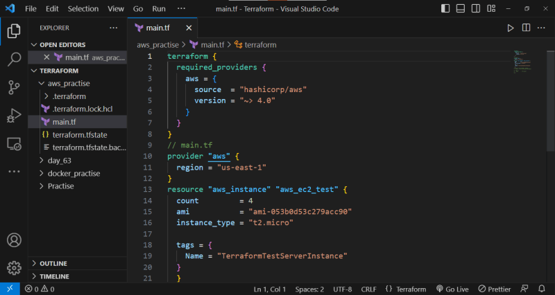 Create a Terraform Configuration File